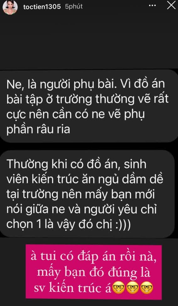 Tóc Tiên nghe lỏm hội Gen Z nói chuyện mày chỉ được có ne hoặc có người yêu thôi, đố: Ne là gì? - Ảnh 2. Tóc Tiên nghe lỏm hội Gen Z nói chuyện mày chỉ được có ne hoặc có người yêu thôi, đố: Ne là gì? - Ảnh 2.