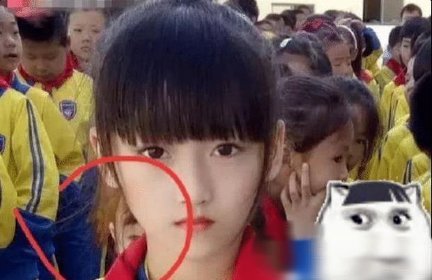 Hình kỷ yếu xinh xuất thần, nhưng khi soi kỹ, cô học trò lại khóc thét trước vật thể lạ phía sau - Ảnh 2.