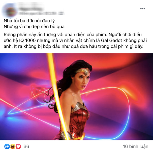 Wonder Woman 1984 bị netizen so sánh với... Hương Giang vì hay nói đạo lý, người khen kẻ chê lẫn lộn - Ảnh 3.