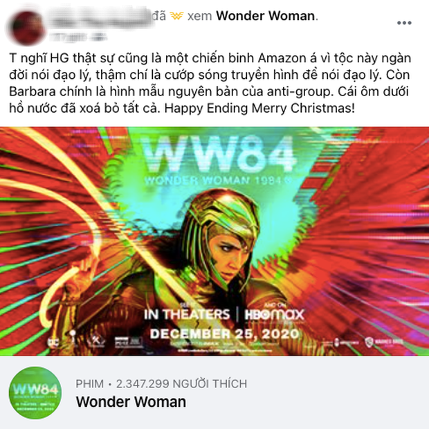 Wonder Woman 1984 bị netizen so sánh với... Hương Giang vì hay nói đạo lý, người khen kẻ chê lẫn lộn - Ảnh 2.