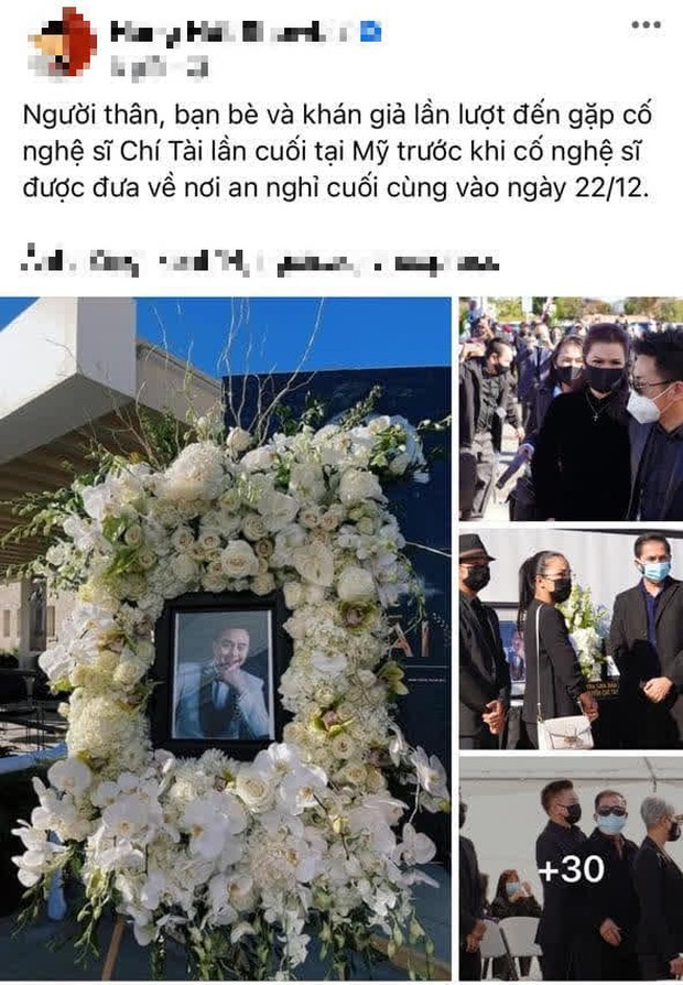 Khán giả nghẹn ngào khi xem vòng hoa tang đính chữ Nhỏ Ơi tại tang lễ cố nghệ sĩ Chí Tài: Xem đến đây không thể kìm được nước mắt! - Ảnh 1.