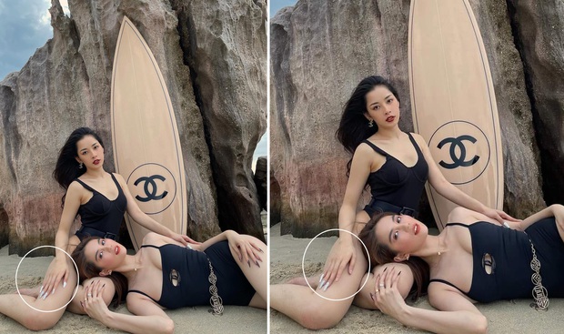 Chi Pu cất công PTS bộ ảnh nóng hừng hực một cách không hề giả trân, ai dè bị bóc mẽ luôn vì... Ngọc Trinh lỡ tung hình gốc - Ảnh 2.