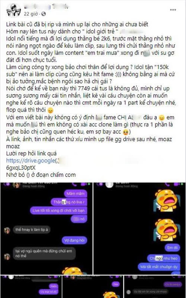 Chưa đến hồi kết: Bên cạnh việc lộ clip nóng, nữ streamer Free Fire còn bị tố nói xấu và lợi dụng đồng nghiệp nhỏ tuổi - Ảnh 3.