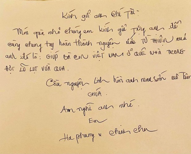 Vợ chồng em gái tỷ phú của Cẩm Ly gửi 1,7 tỷ đồng quyên góp vào quỹ từ thiện của NS Chí Tài - Ảnh 5.