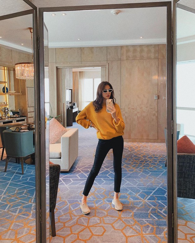 10 cách lên đồ mùa lạnh đẹp mê từ Hà Tăng, toàn item basic nhưng thừa độ sang xịn và hack dáng ở level max - Ảnh 7.