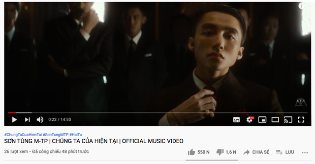 YouTube lag cực mạnh sau màn comeback của Sơn Tùng M-TP: Ra MV được gần 1 tiếng nhưng view chỉ hiển thị 26 lượt xem? - Ảnh 2.