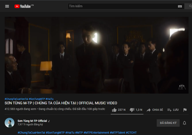 Soi xem MV Chúng Ta Của Hiện Tại của Sơn Tùng M-TP vừa công chiếu có độ hot như thế nào? - Ảnh 1.