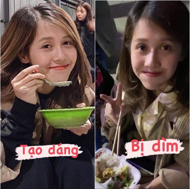 Hậu Hoàng chẳng ngán cam thường khi đăng ảnh bị dìm, chuẩn girl gan dạ trong Sao Nhập Ngũ - Ảnh 2.