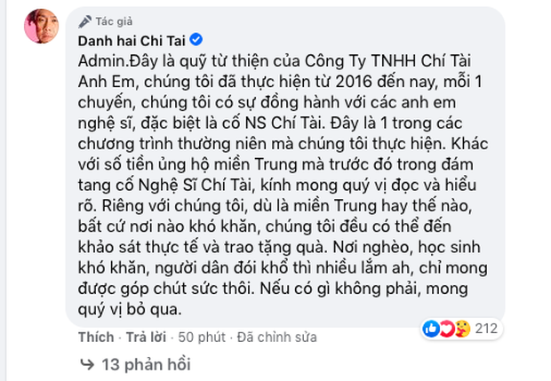 Ekip bắt đầu thực hiện di nguyện của cố NS Chí Tài: Không chỉ cứu trợ miền Trung mà còn có chuyến từ thiện thường niên! - Ảnh 3.