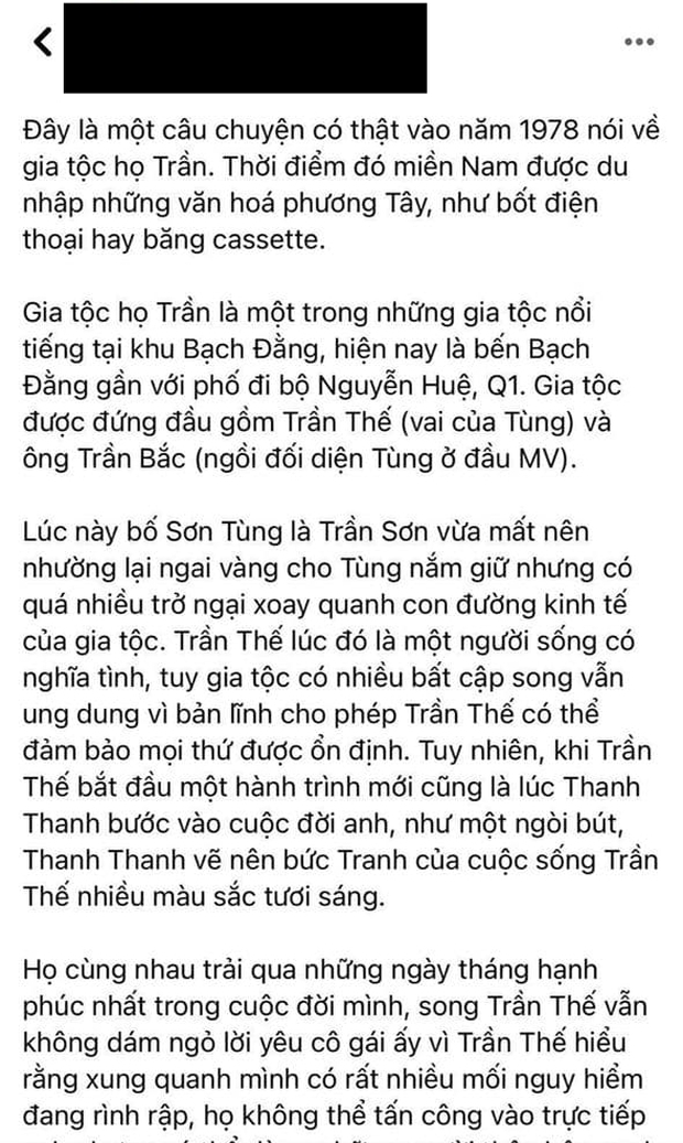 Netizen lan truyền câu chuyện đằng sau MV mới của Sơn Tùng M-TP nhưng tìm hiểu sự thật thì đầy sai trái? - Ảnh 2.
