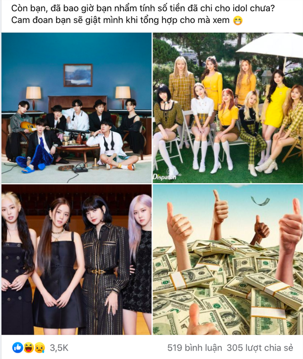 Fan BLACKPINK để thua fan BTS và TWICE về độ chịu chi, netizen cà khịa: Đi concert BLACKPINK mà toàn nghe cover thì đi làm gì? - Ảnh 5.