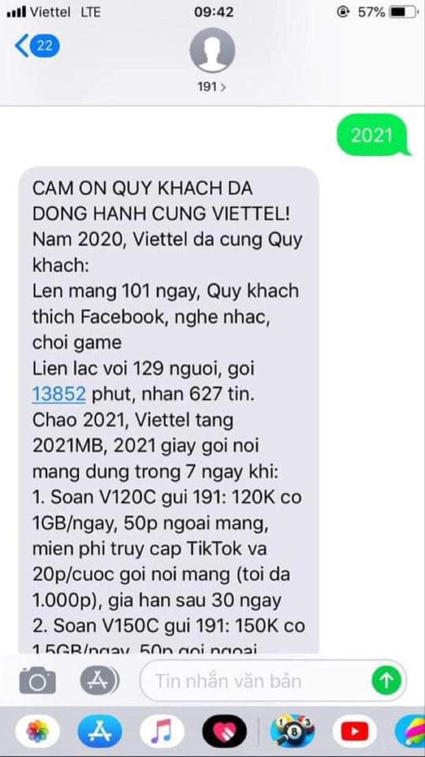 Viettel recap 2020: Biết rõ bạn thích gì, gọi bao nhiêu người, nhắn bao nhiêu tin, lên mạng bao nhiêu ngày - Ảnh 2.