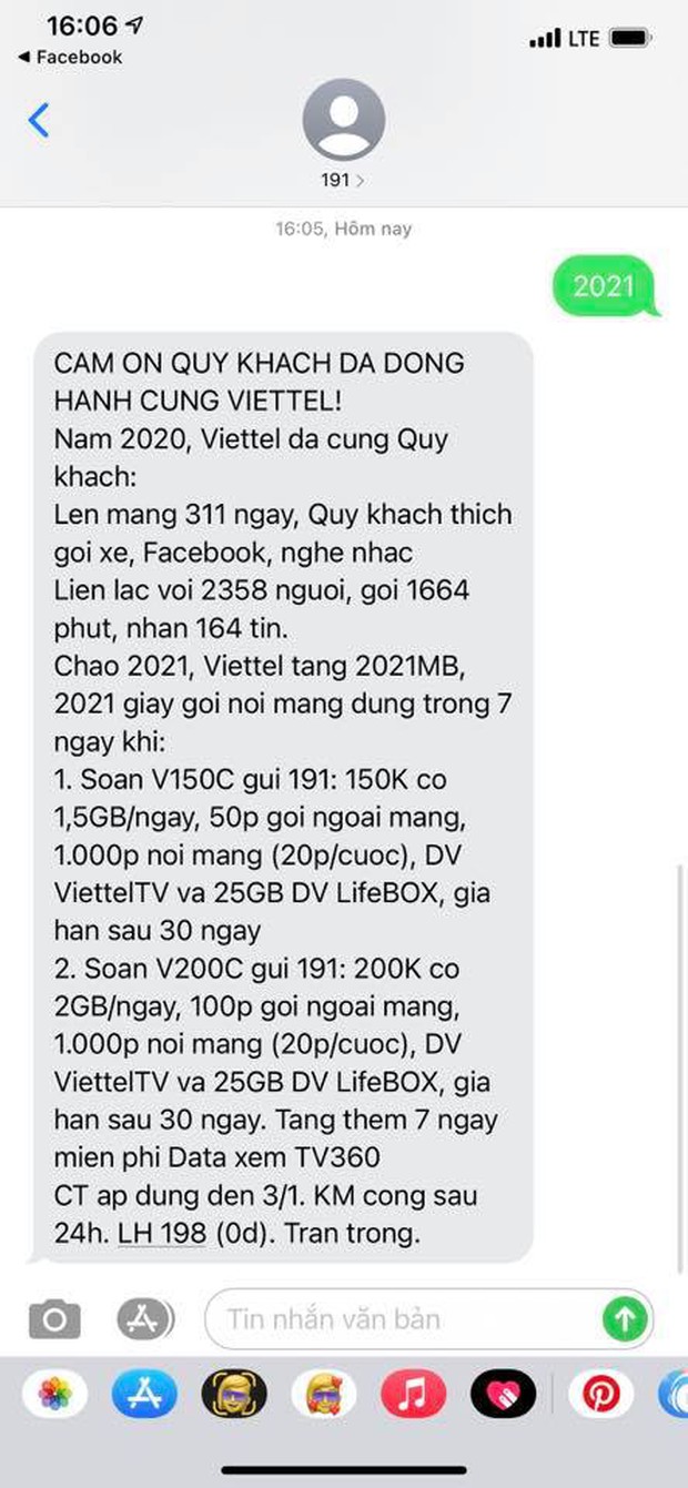 Viettel recap 2020: Biết rõ bạn thích gì, gọi bao nhiêu người, nhắn bao nhiêu tin, lên mạng bao nhiêu ngày - Ảnh 4.