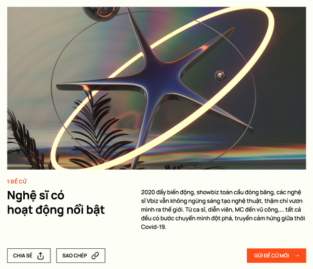 WeChoice Awards 2020 chính thức mở cổng đề cử: Bạn đã sẵn sàng đồng hành cùng chúng tôi trên hành trình lan tỏa những niềm cảm hứng? - Ảnh 8.