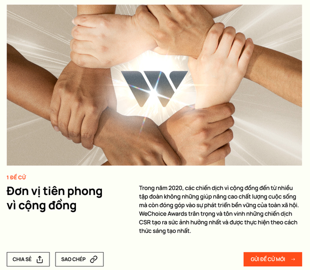 WeChoice Awards 2020 chính thức mở cổng đề cử: Bạn đã sẵn sàng đồng hành cùng chúng tôi trên hành trình lan tỏa những niềm cảm hứng? - Ảnh 17.