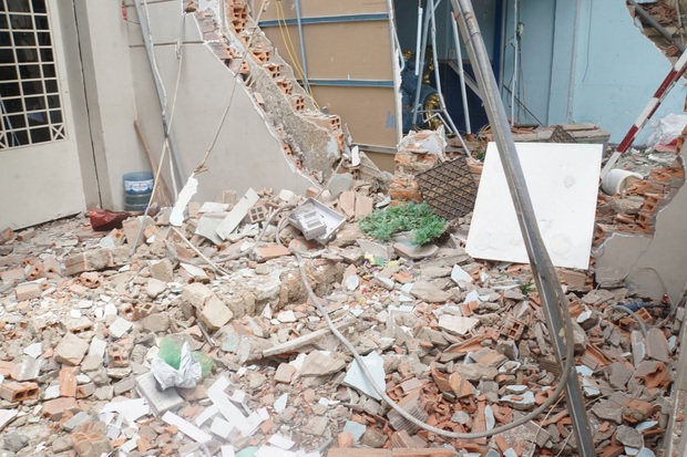 Ảnh: Cận cảnh hiện trường quán bún ở Sài Gòn bị nổ tung, chỉ còn lại đống đổ nát - Ảnh 6.