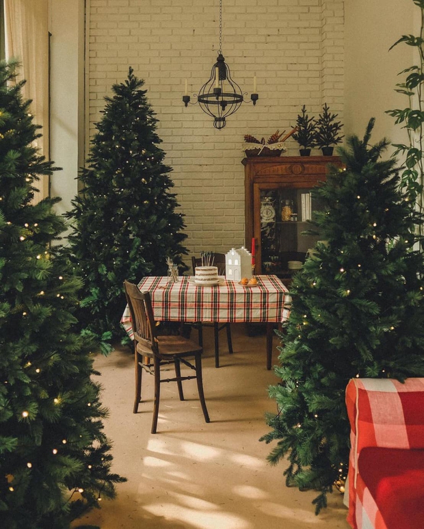 Chàng trai trang trí căn phòng Giáng sinh đẹp như cổ tích, nhìn thơ đến mức dân tình chỉ muốn ở nhà để chill Noel - Ảnh 6.