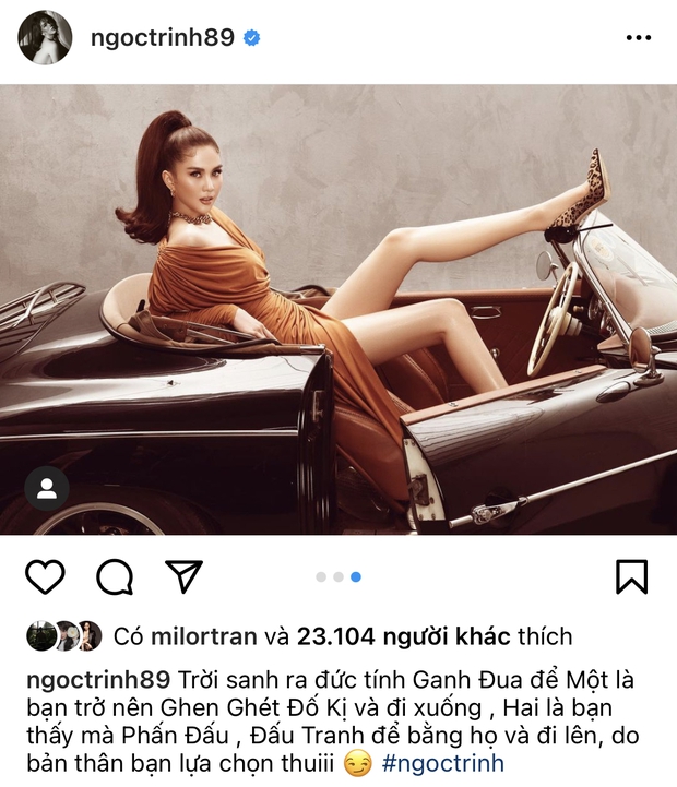 Ngọc Trinh tung loạt ảnh khoe body nóng hừng hực, nhưng màn “dằn mặt” căng đét ai đó mới gây xôn xao! - Ảnh 2.