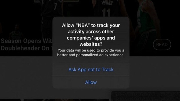 iPhone bắt đầu hỏi ý kiến việc theo dõi của các app, trong đó có Facebook - Ảnh 1.
