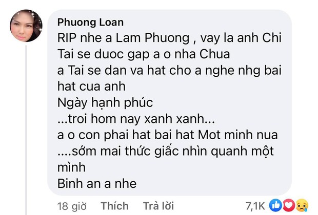 Xót xa lời ca sĩ Phương Loan tiễn biệt nhạc sĩ Lam Phương: “Anh Tài sẽ đàn và hát cho anh nghe những bài hát của anh” - Ảnh 3.