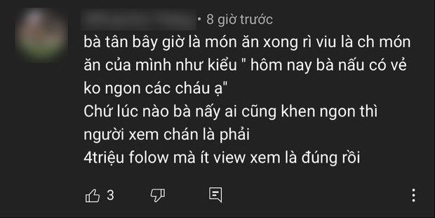 Thấy view Bà Tân Vlog giảm mạnh quá, dân mạng bày 1 cách để kéo lượt xem trở lại: Nghe ngược đời mà ngẫm cũng đúng! - Ảnh 2. Thấy view Bà Tân Vlog giảm mạnh quá, dân mạng bày 1 cách để kéo lượt xem trở lại: Nghe ngược đời mà ngẫm cũng đúng! - Ảnh 2.