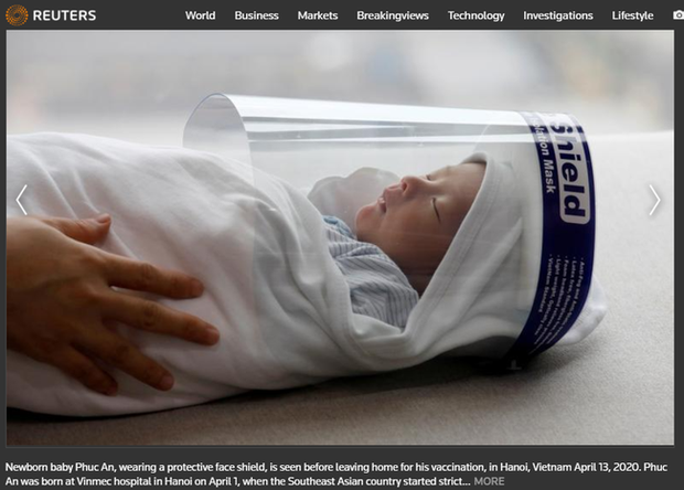 Bé sơ sinh Việt Nam lọt vào danh sách ảnh ấn tượng nhất năm 2020 của Reuters - Ảnh 1.