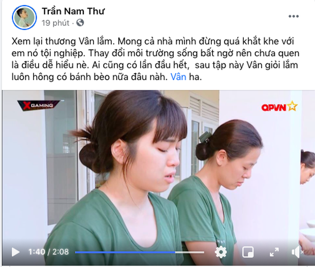 Giữa lúc Khánh Vân bị chỉ trích vì thái độ trong Sao Nhập Ngũ, Nam Thư lên tiếng tiết lộ tính cách thật của đàn em - Ảnh 3. Giữa lúc Khánh Vân bị chỉ trích vì thái độ trong Sao Nhập Ngũ, Nam Thư lên tiếng tiết lộ tính cách thật của đàn em - Ảnh 3.