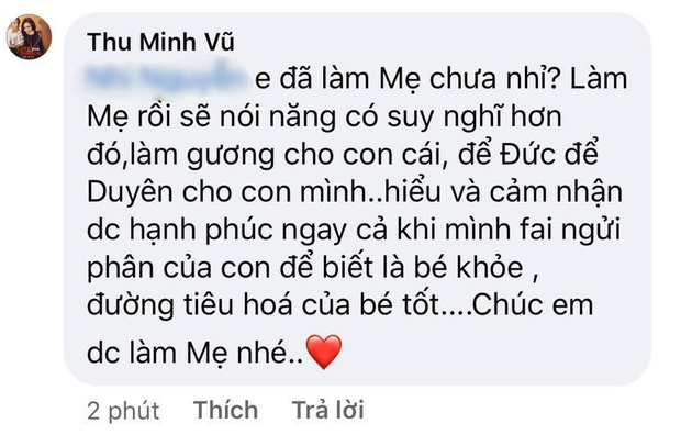 Bị antifan đả kích chuyện ngửi... bỉm của con, Thu Minh đáp trả nhẹ nhàng mà sao thâm thuý quá! - Ảnh 2.