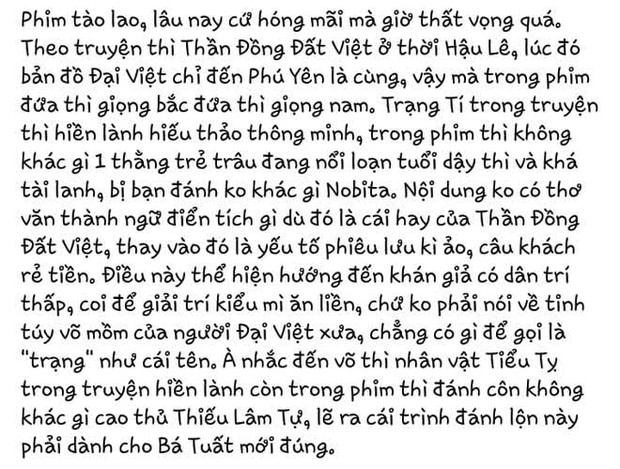 Tác giả Thần Đồng Đất Việt gay gắt phản đối phim Trạng Tí của Ngô Thanh Vân: Tiền bản quyền cũng sẽ lại tuôn vào túi bọn ác - Ảnh 4. Tác giả Thần Đồng Đất Việt gay gắt phản đối phim Trạng Tí của Ngô Thanh Vân: Tiền bản quyền cũng sẽ lại tuôn vào túi bọn ác - Ảnh 4.