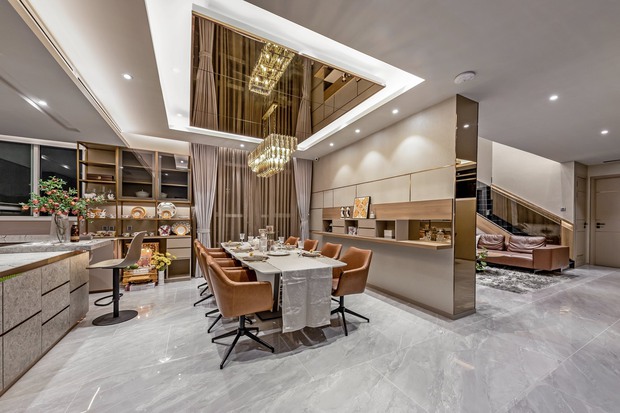 Đầu tư 5 tỷ, cặp vợ chồng biến nhà thô thành penthouse sang xịn mịn với style tối giản cực mê - Ảnh 6.