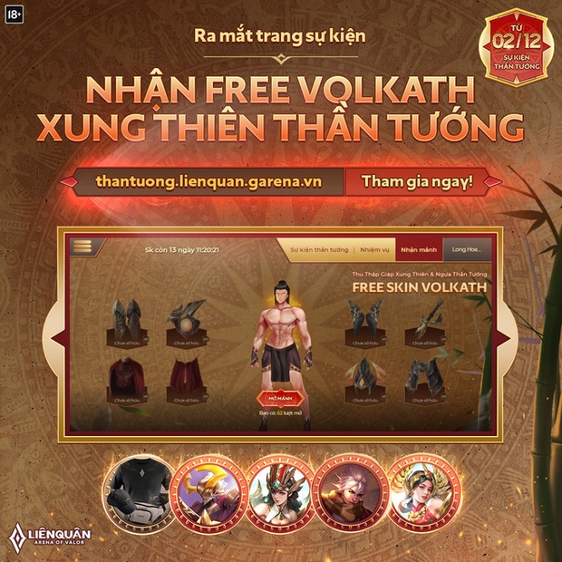 Liên Quân Mobile: Game thủ sẽ được nhận miễn phí trang phục Việt bậc S+ Hữu Hạn cực dễ dàng - Ảnh 2.