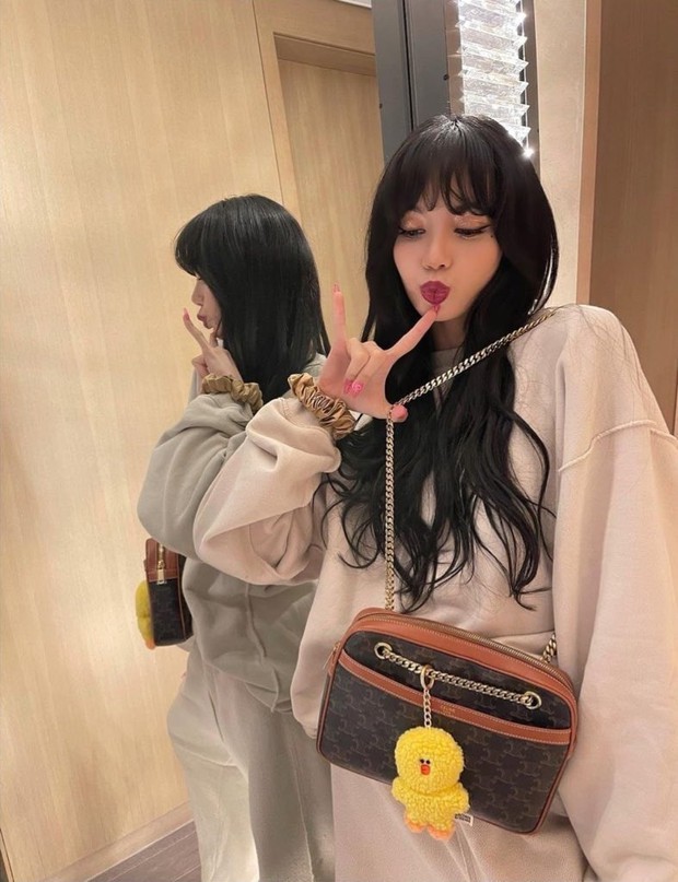 Fan náo loạn vì chiếc gương 200 triệu của Lisa: Đến con mèo soi gương cũng thấy bớt mập! - Ảnh 1.