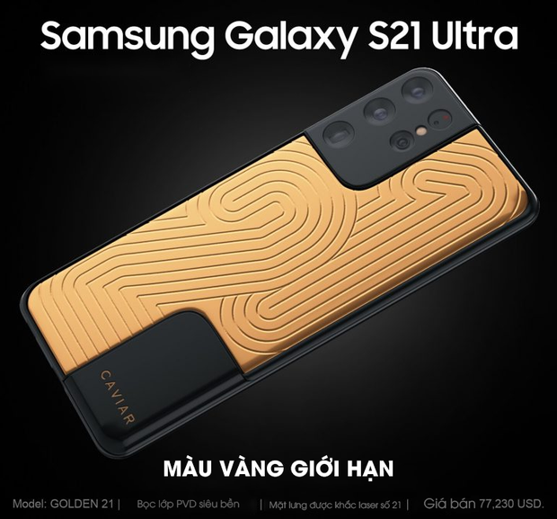 Ngắm Samsung Galaxy S21 Ultra phiên bản smartphone của nhà giàu, giá gần 2 tỷ đồng - Ảnh 2.