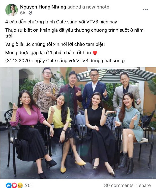 Café Sáng Với VTV3 bất ngờ nói lời tạm biệt khán giả sau 8 năm lên sóng - Ảnh 1.