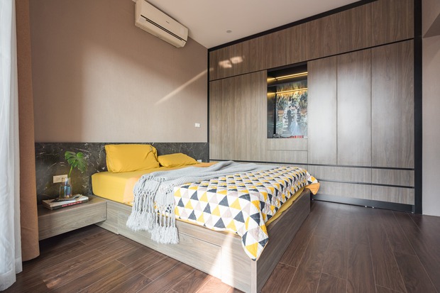 Đầu tư 200 triệu cải tạo phòng ngủ 20m2, vợ chồng kiến trúc sư thu về thành quả khiến ai cũng trầm trồ - Ảnh 5.