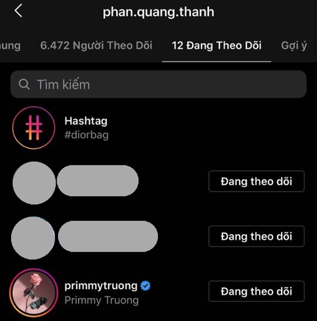 Phan Thành âm thầm follow Primmy Trương hậu đám hỏi, tầm này thì không còn gì phải giấu nữa rồi - Ảnh 1.