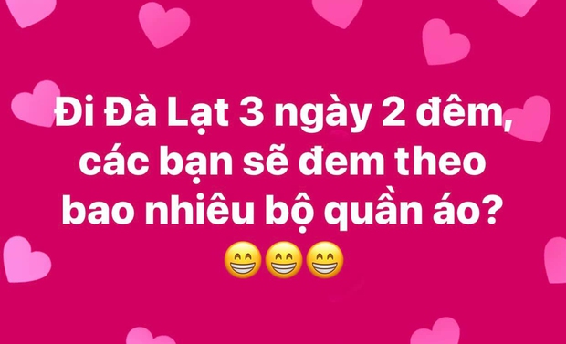 Chàng trai hỏi đi Đà Lạt 3 ngày thì mang mấy bộ quần áo, cư dân mạng troll cực lầy lội nhưng lại vô cùng có lý - Ảnh 1.