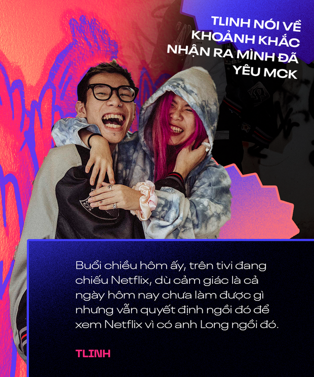 Cặp đôi MCK và Tlinh: Muốn biến mainstream trở nên Hip-hop hơn, thấy sai khi đã dùng tiêu cực để đáp lại tiêu cực - Ảnh 13. Cặp đôi MCK và Tlinh: Muốn biến mainstream trở nên Hip-hop hơn, thấy sai khi đã dùng tiêu cực để đáp lại tiêu cực - Ảnh 13.