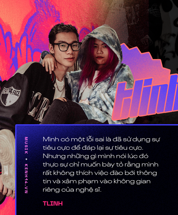 Cặp đôi MCK và Tlinh: Muốn biến mainstream trở nên Hip-hop hơn, thấy sai khi đã dùng tiêu cực để đáp lại tiêu cực - Ảnh 7. Cặp đôi MCK và Tlinh: Muốn biến mainstream trở nên Hip-hop hơn, thấy sai khi đã dùng tiêu cực để đáp lại tiêu cực - Ảnh 7.