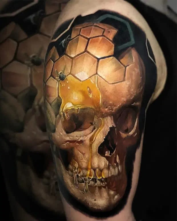 Loạt hình xăm cực ảo được các nghệ sĩ tạo ra khiến bạn phải nhìn đi nhìn lại nhiều lần nếu không muốn bị đánh lừa - Ảnh 17.