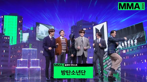 Tổng kết lễ trao giải MMA 2020: BTS đạt All-kill Daesang, BLACKPINK không góp mặt cũng đạt 2 giải thưởng - Ảnh 1. Tổng kết lễ trao giải MMA 2020: BTS đạt All-kill Daesang, BLACKPINK không góp mặt cũng đạt 2 giải thưởng - Ảnh 1.