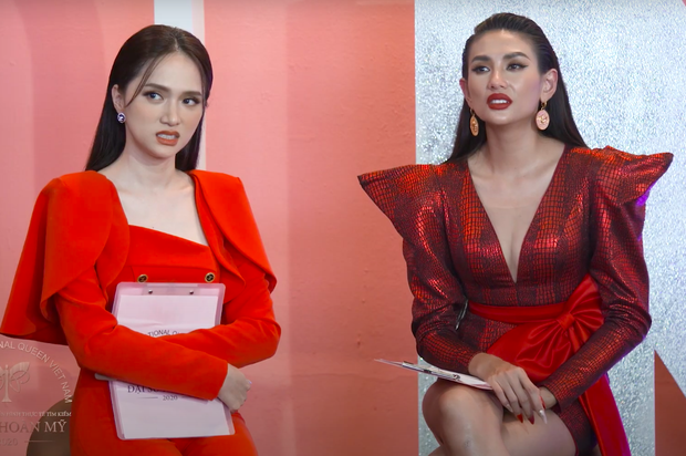 Hương Giang - Võ Hoàng Yến mắt chữ O, mồm chữ A khi ngồi hưởng drama giữa 3 nàng Hậu của Đại Sứ Hoàn Mỹ - Ảnh 4. Hương Giang - Võ Hoàng Yến mắt chữ O, mồm chữ A khi ngồi hưởng drama giữa 3 nàng Hậu của Đại Sứ Hoàn Mỹ - Ảnh 4.