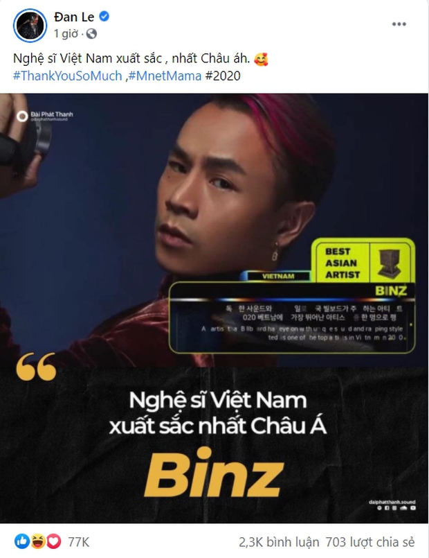 Nhạc sĩ Huy Tuấn và Nguyễn Hải Phong tiết lộ đã dồn phiếu cho 3 nghệ sĩ Việt Nam tại MAMA 2020, Binz hạnh phúc lại gọi tên Châu á - Ảnh 3.