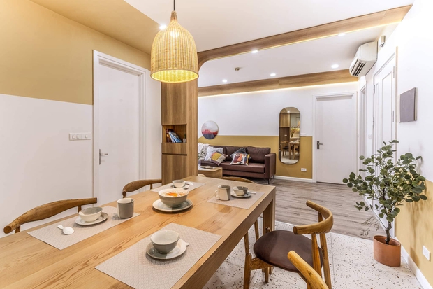 Chung cư Hà Nội lên đời 1 tháng cải tạo, đội thiết kế tiết lộ chi tiết quan trọng về phong thuỷ khi sơn nhà - Ảnh 6.