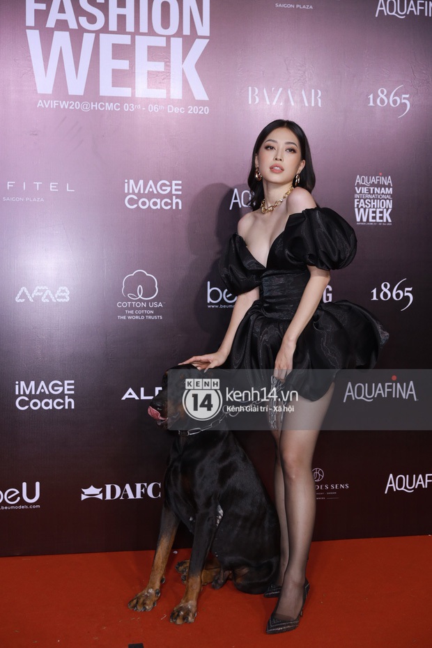 Loạt sao diện style hỏi chấm tại Fashion Week: Diệp Linh Châu huỷ diệt vòng 1, Hari Won makeup lem nhem còn Lynk Lee mặc gì thế này? - Ảnh 10.