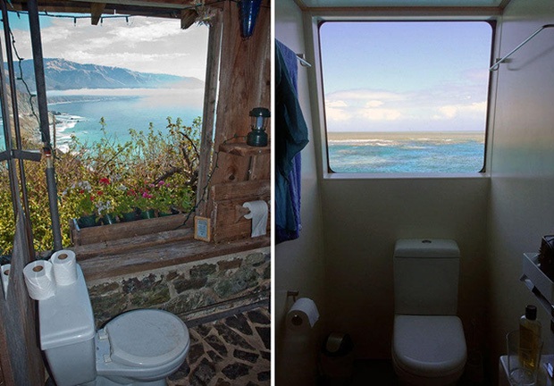 Những nhà vệ sinh có view đẹp nhất thế giới, nhìn qua cứ ngỡ chỗ để chill hay check-in cực sang xịn mịn - Ảnh 13.