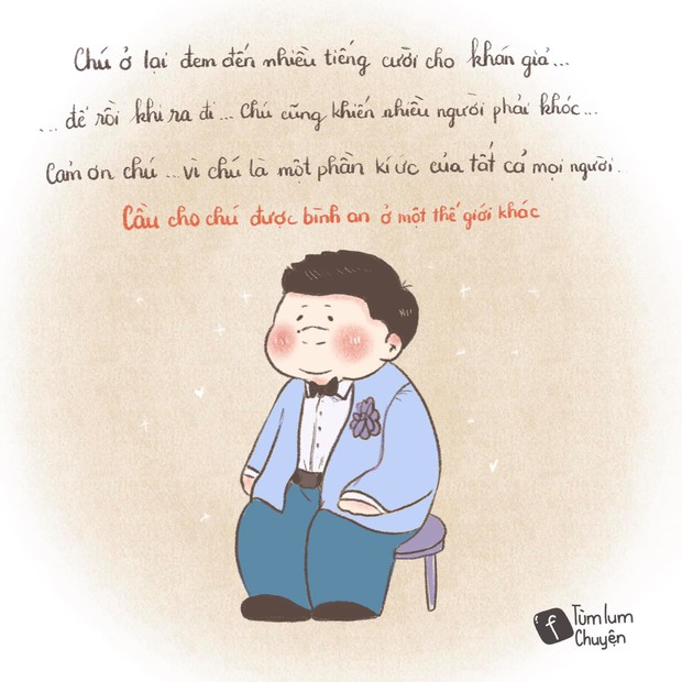 Dân mạng nghẹn ngào chia sẻ những bức tranh, vẽ lại từng vai diễn của chú Chí Tài dưới góc nhìn của một hoạ sĩ trẻ - Ảnh 18.