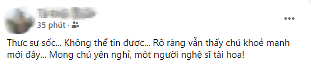 MXH Việt bàng hoàng trước sự ra đi của danh hài Chí Tài: Cúi đầu tiễn biệt chú, nụ cười tuổi thơ của con! - Ảnh 3.