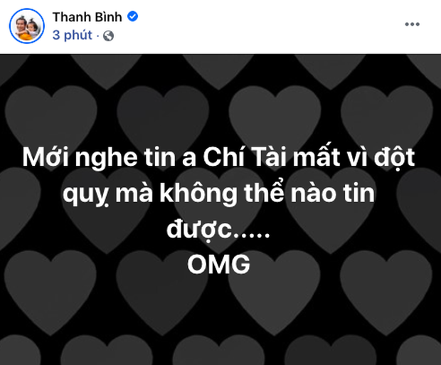 Cả showbiz Việt bàng hoàng khi hay tin NS Chí Tài qua đời: Đông Nhi lặng người, Ngô Kiến Huy, Noo Phước Thịnh đau buồn gửi lời tiễn biệt - Ảnh 14.