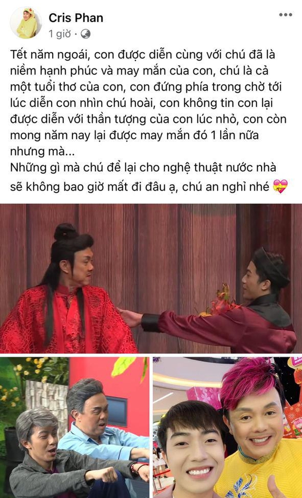 Nghệ sĩ Chí Tài đột ngột qua đời, hàng loạt KOL nghẹn ngào gửi lời tạm biệt cả một bầu trời tuổi thơ - Ảnh 3.